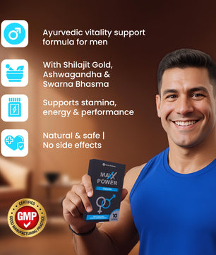 MAXX POWER – Ayurvedic Male Vitality Capsules