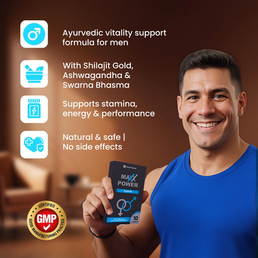 MAXX POWER – Ayurvedic Male Vitality Capsules