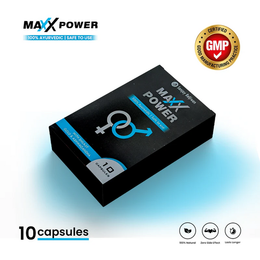 MAXX POWER – Ayurvedic Male Vitality Capsules